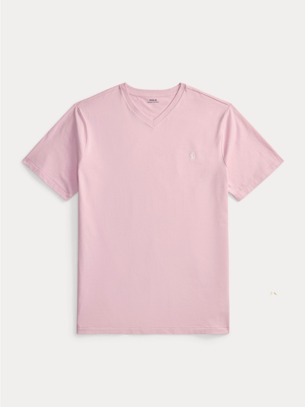 Polo by Ralph Lauren Men’s Light Pink V-Neck Polo Shirt